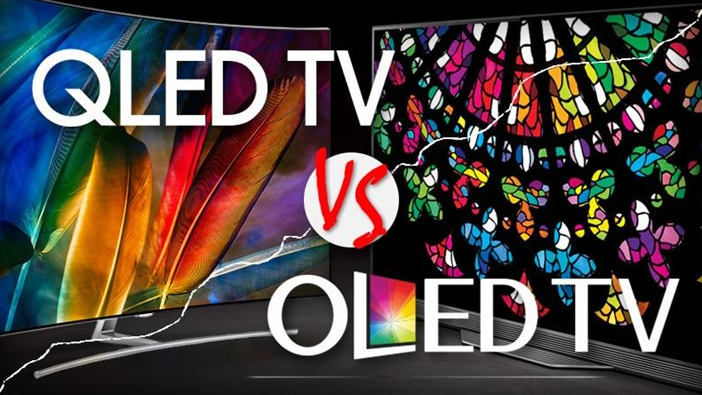 So Sánh Công Nghệ Màn Hình Tivi OLED và QLED