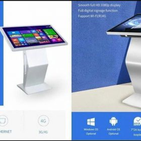 Màn hình cảm ứng 43 inch chân quỳ dùng cho sự kiện, hội nghị và triển lãm tại Hà Nội