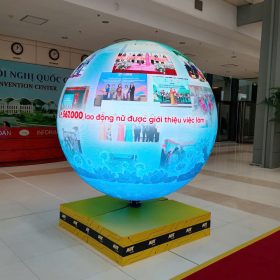 Cho thuê quả cầu led to phục vụ khai trương và ra mắt sản phẩm