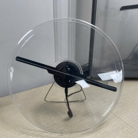 Quạt 3D Hologram trình chiếu hình ảnh nổi tại triển lãm