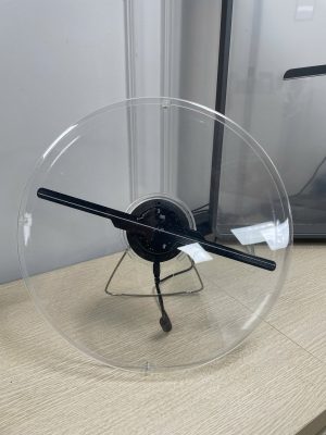 Quạt 3D Hologram trình chiếu hình ảnh nổi tại triển lãm