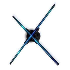 Quạt hologram 65cm trình chiếu hình ảnh 3D tại triển lãm