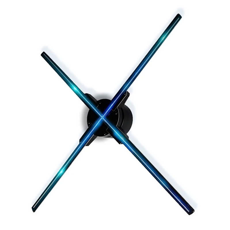 Quạt hologram 65cm trình chiếu hình ảnh 3D tại triển lãm